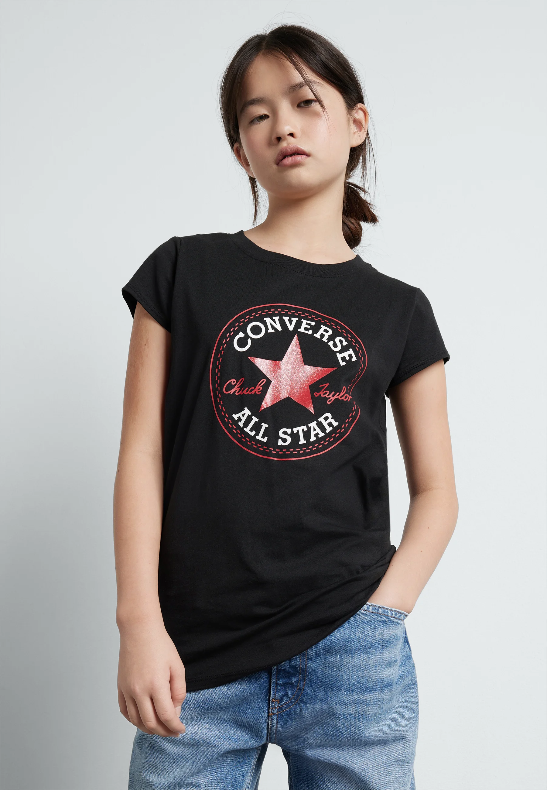 Converse CHUCK PATCH - Camiseta con estampado