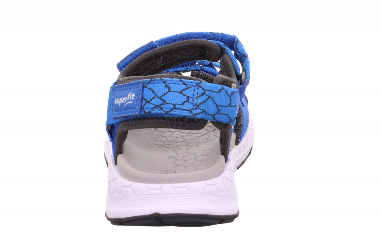 CRISS CROSS - Blau/GrauSandale mit Klettverschluss