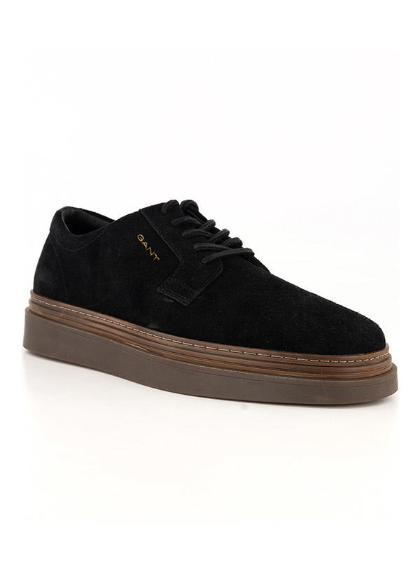Gant, Schnürschuhe, Veloursleder, schwarz