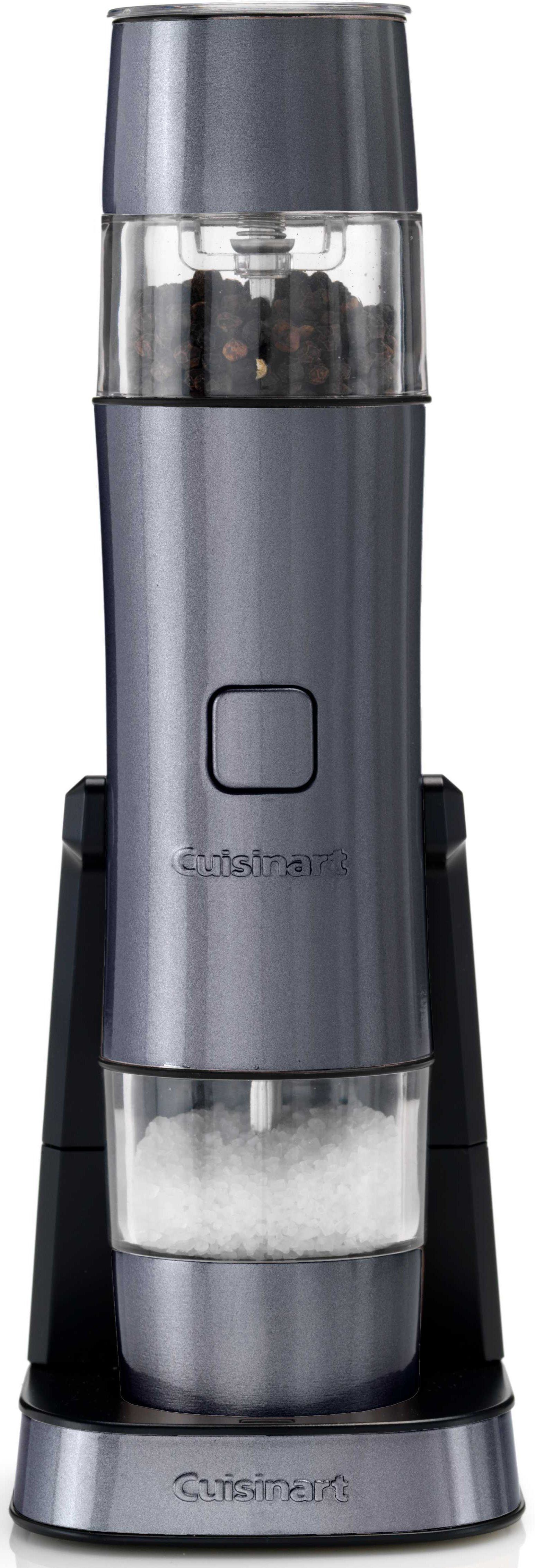 Cuisinart Gewürzmühle SG6BE elektrisch, 2 Behältern, inkl. Ladestation, Messbecher und Auffangschale