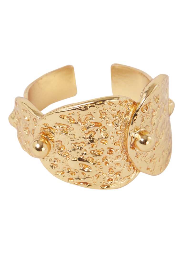 Gas Bijoux Eclipse ring gold plated