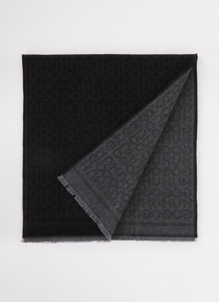 HUGO BOSS Hinse šal s printom logotipa 180 x 40 cm