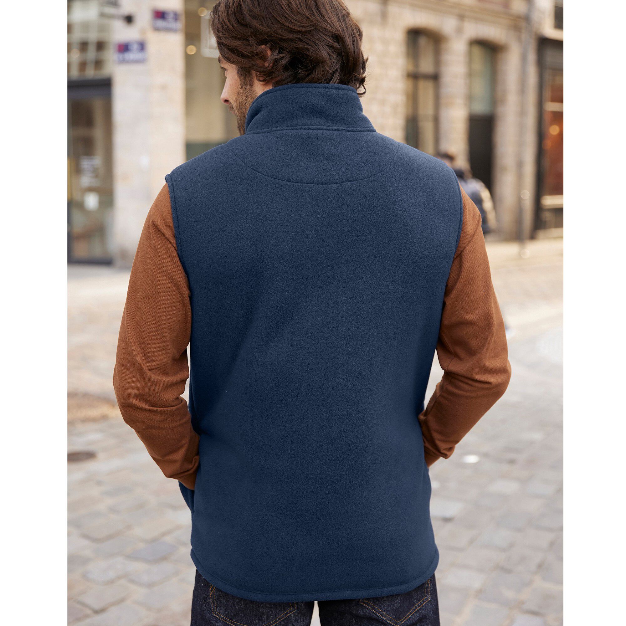 Veste polaire zippée sans manches