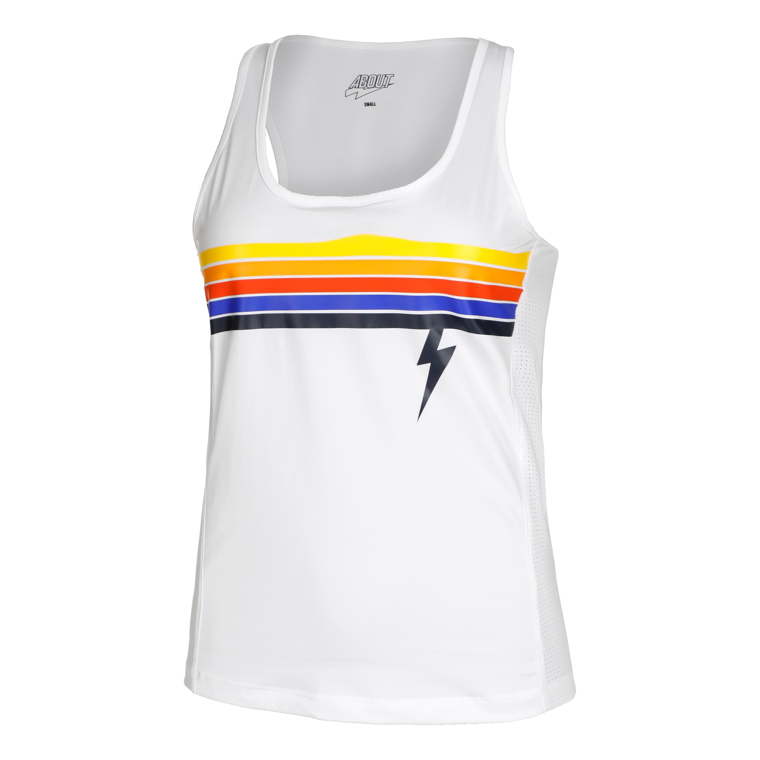 Tec Heritage Tank-Top Damen - Weiß, Mehrfarbig