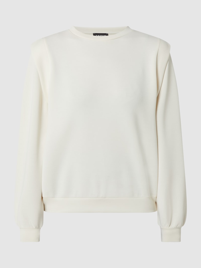 Sweatshirt mit Modal-Anteil in ecru