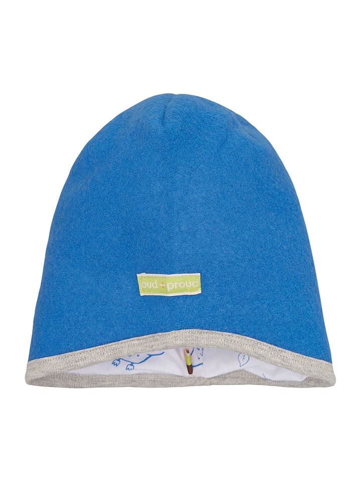 loud   proud Wollmütze in Blau günstig kaufen