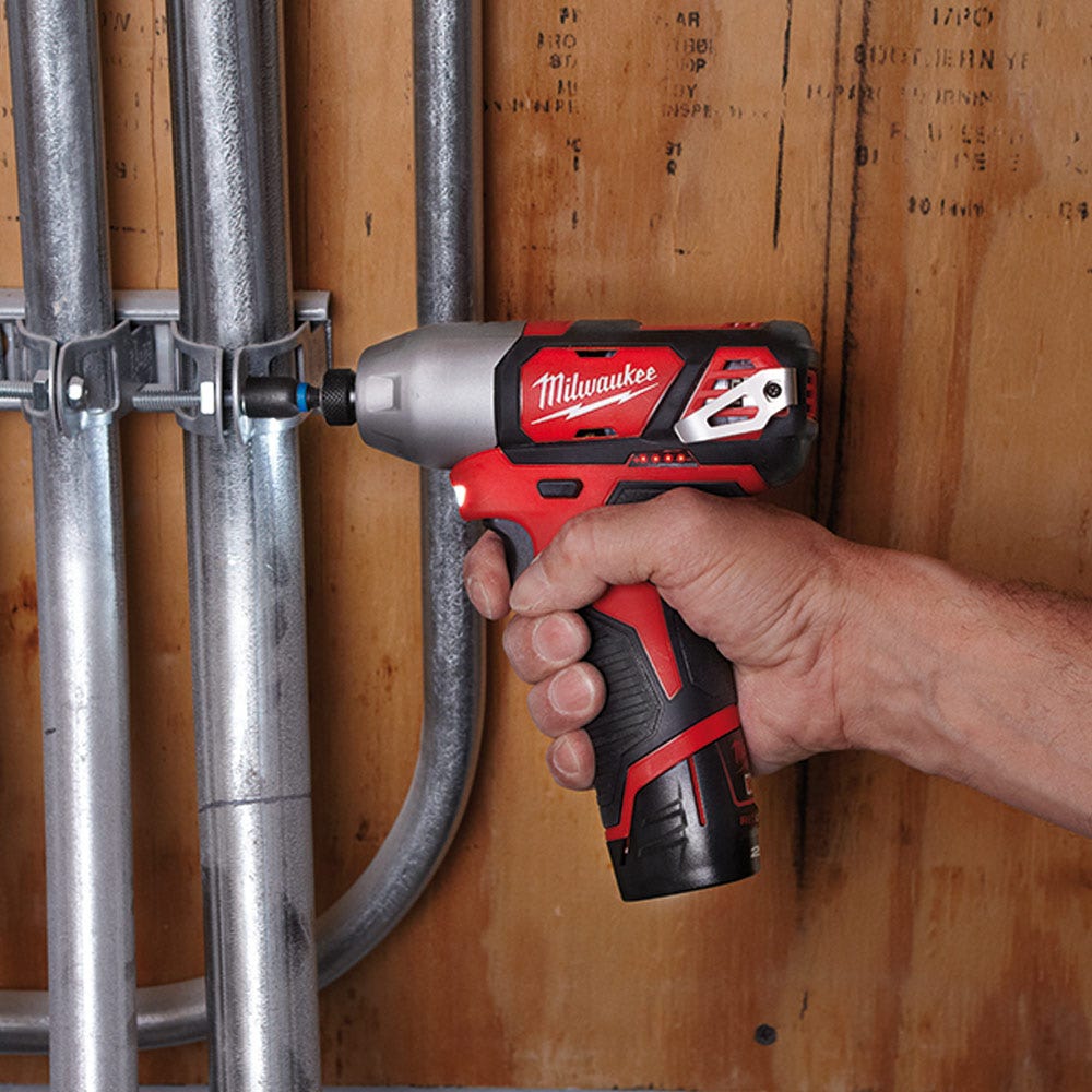 M12BID-0 Inserto de impacto de couro MILWAUKEE 12 V 1/4 de polegada