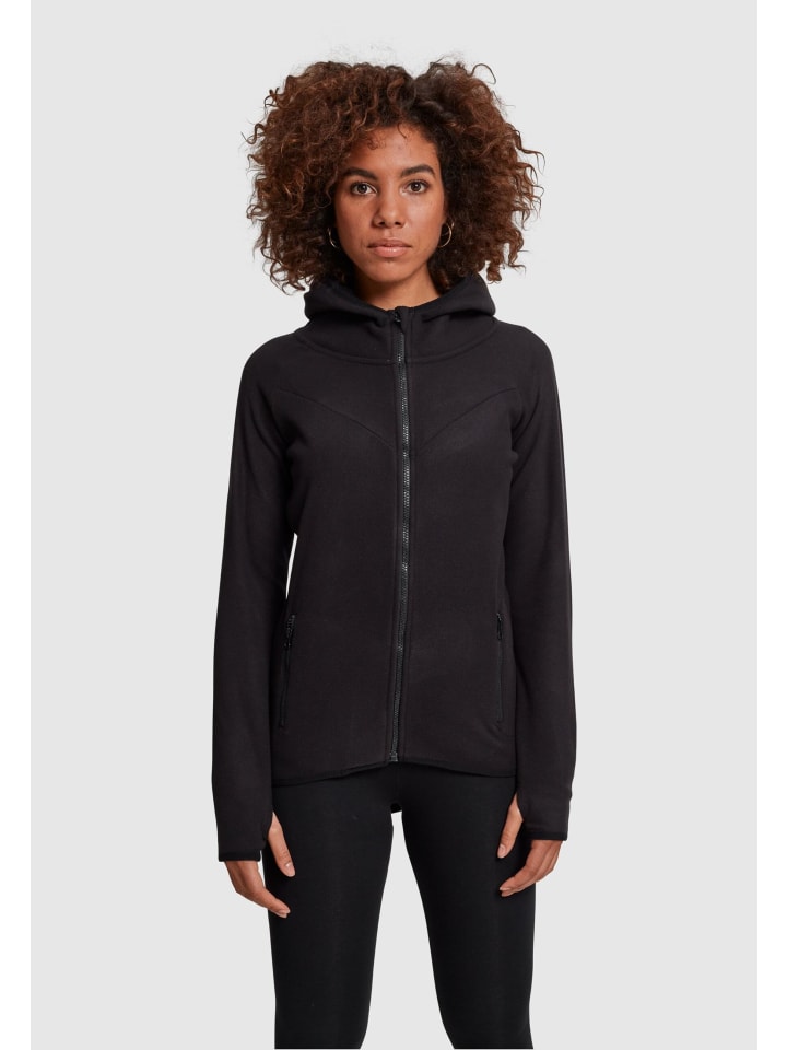 Urban Classics Urban Classics Zip-Kapuzenpullover in black günstig kaufen