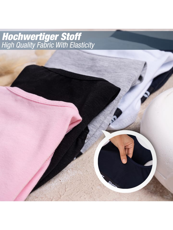 LOREZA 5er Set Bustier - Sport - Bunt günstig kaufen