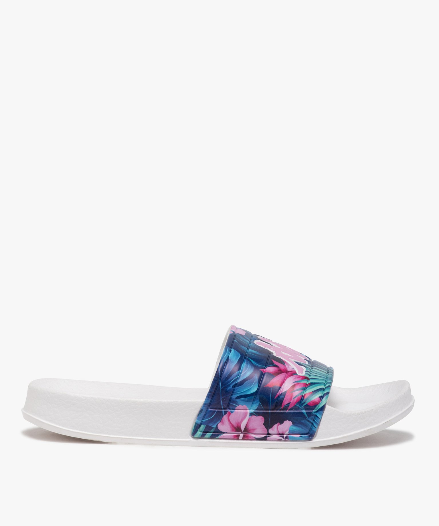 Mules de piscine fille imprimé tropical – Kappa multicolore | GEMO