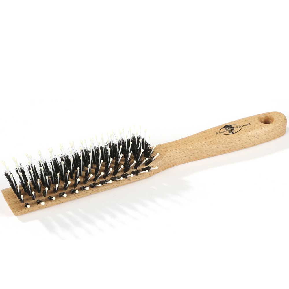 Braun & Wettberg Buchenholzbürste, reine Naturborsten