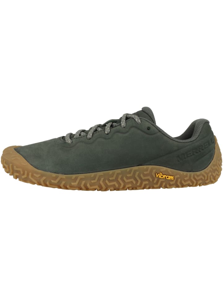 Merrell Barfußschuhe Vapor Glove 6 Leather in dunkelgruen günstig kaufen