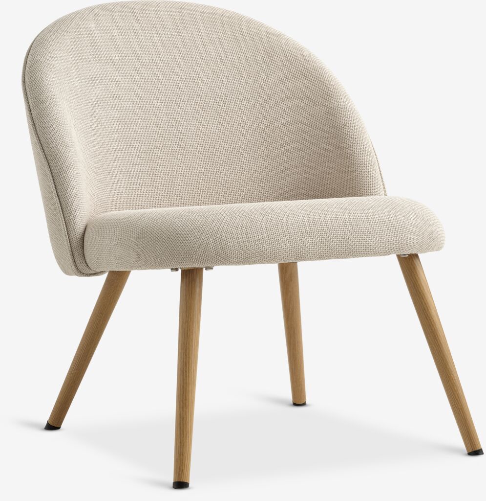 THORUP THORUP Sessel Beige/Eiche Stoff
