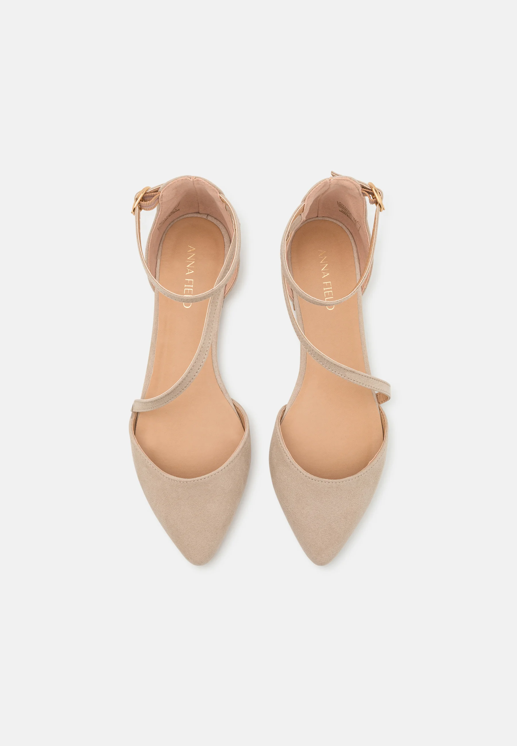 Bailarinas de corte ancho con tiras de Anna Field