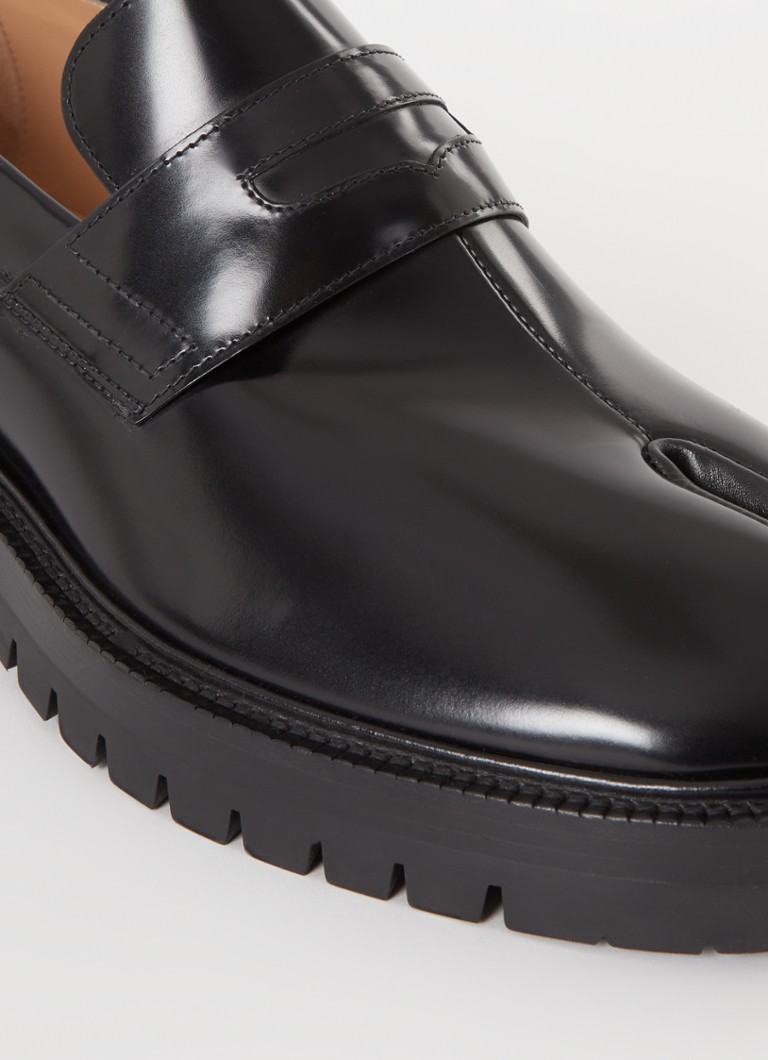 Maison Margiela Tabi mokasín z teľacej kože