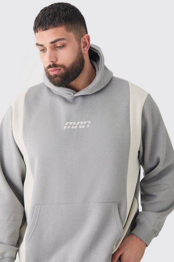 Plus Colorblock Hoodie