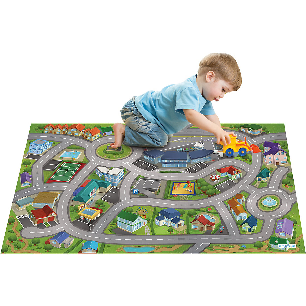 Spielteppich Stadtflughafen, 80x120 cm