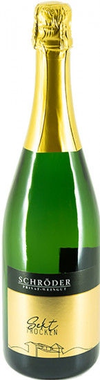 2022 Winzer-Sekt weiße Cuvée Winzersekt trocken - Privat-Weingut Schröder