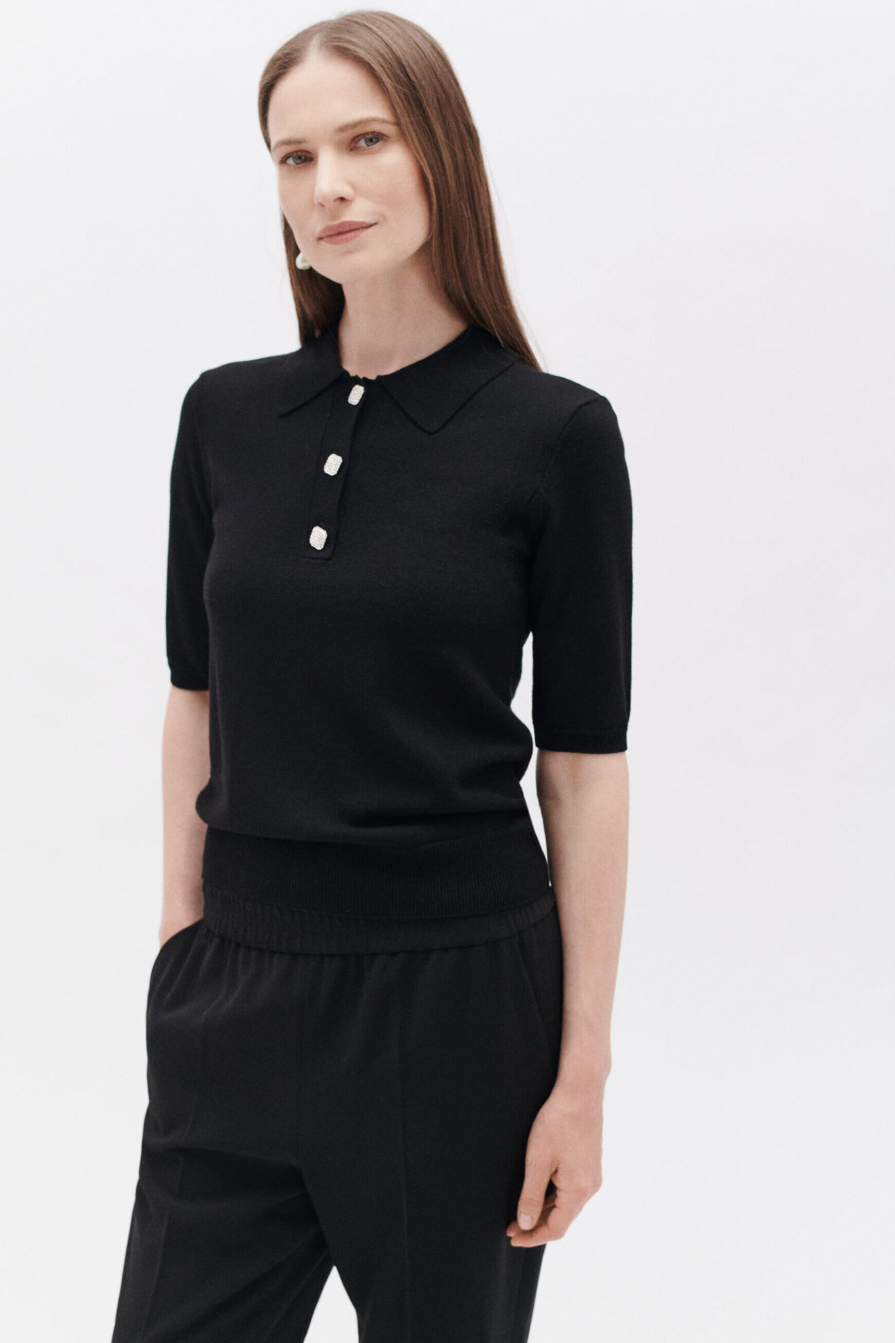 Pull maya noir femme