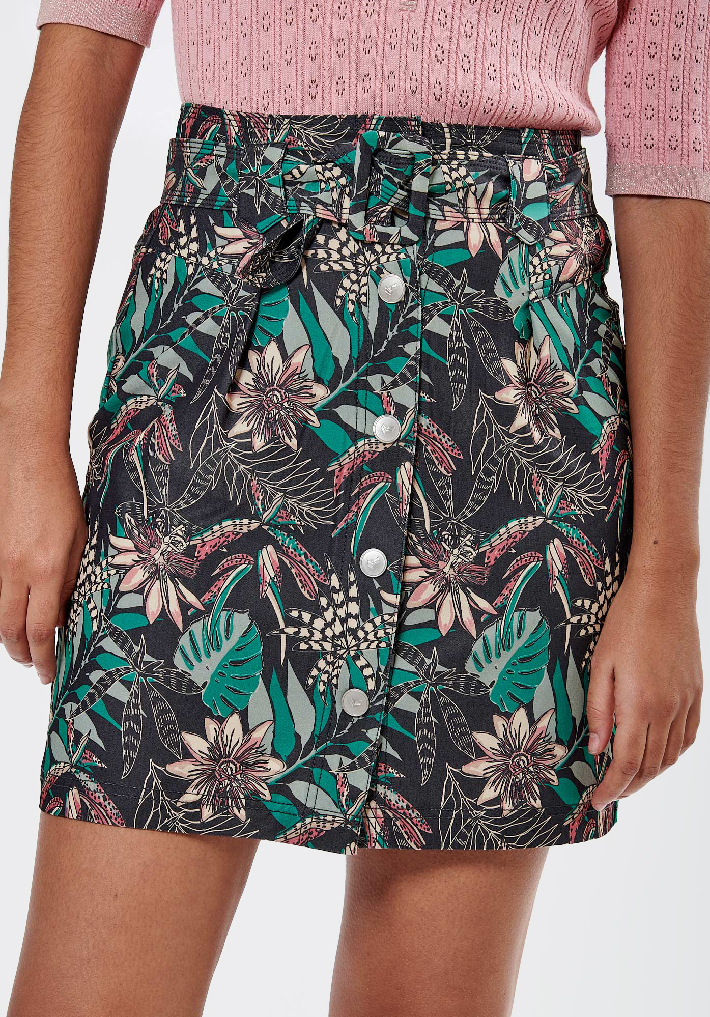 GUIRI  Jupe fleurie Femme