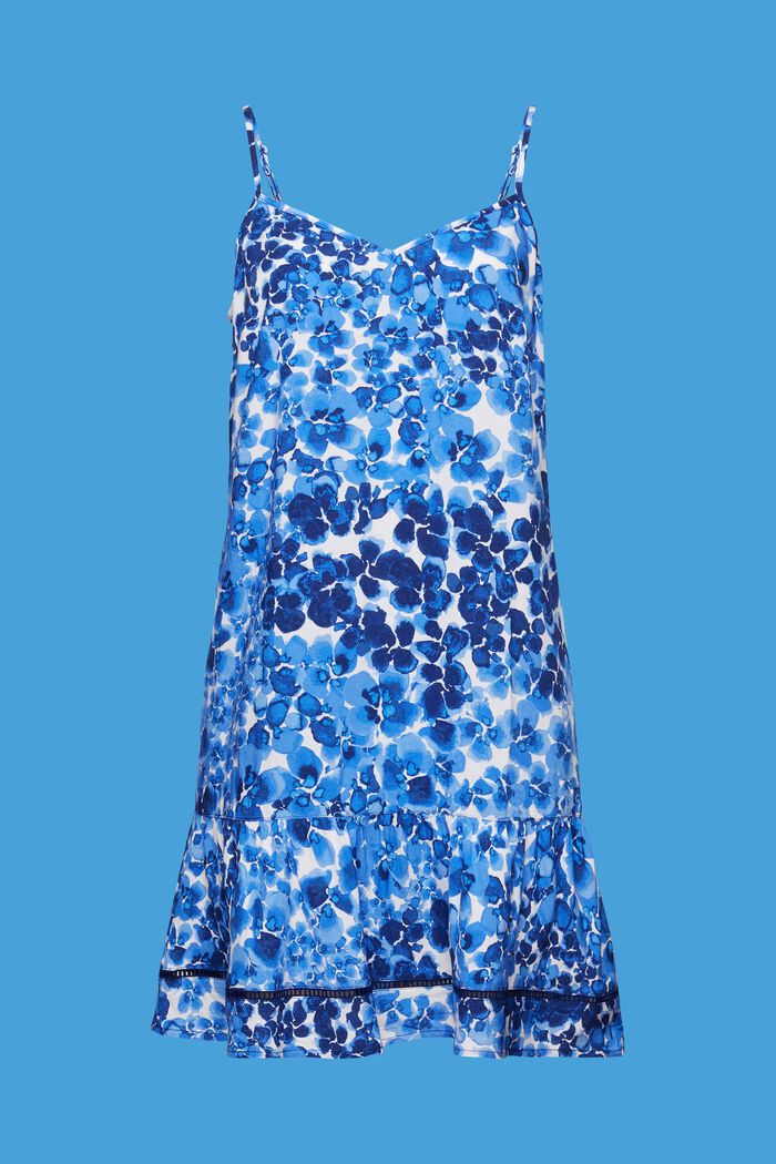 Mini-Strandkleid mit Trägern, LENZING™ ECOVERO™