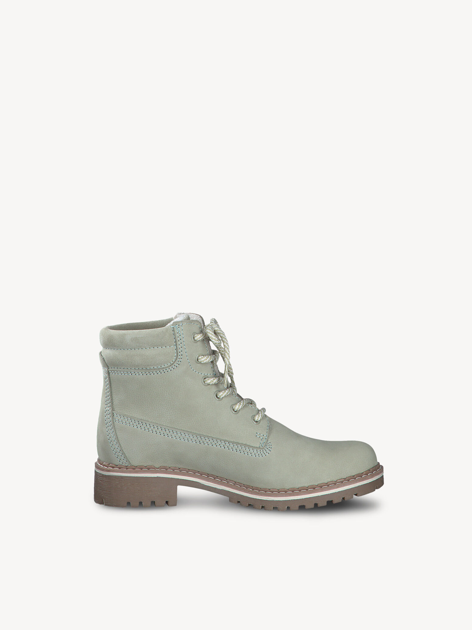 Bottine en cuir - vert