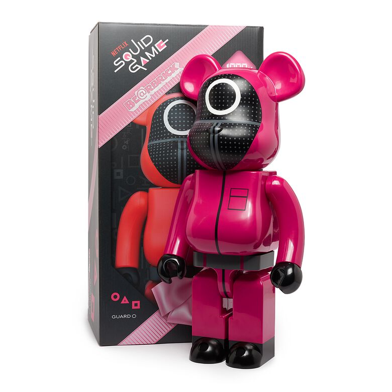 Medicom Bearbrick Squid Game Guard ○ 1000% multicolor