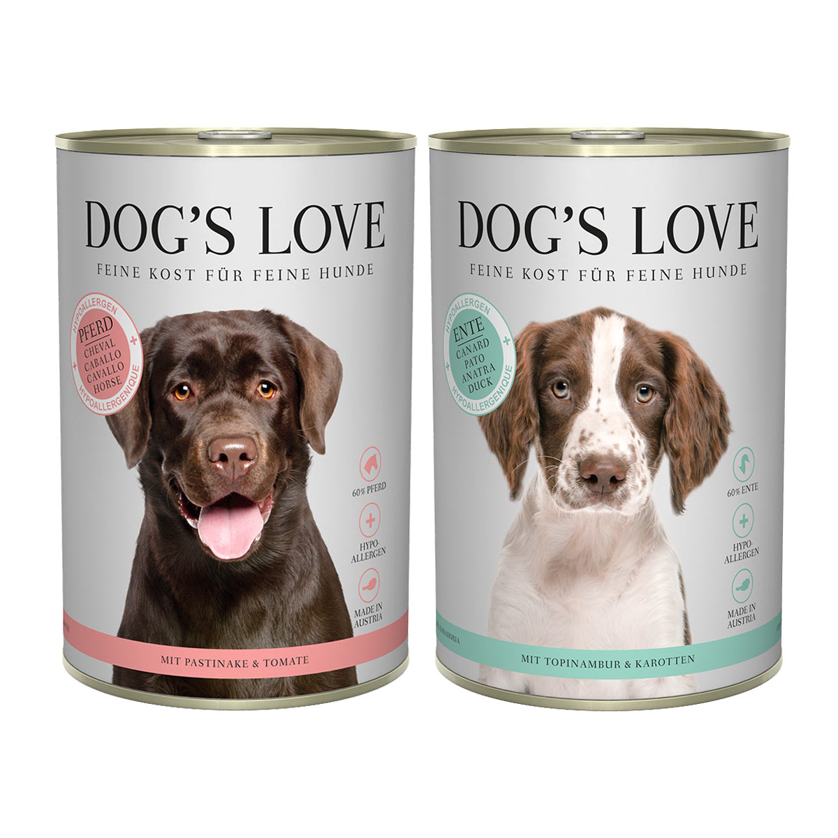 Dog´s Love Hypoallergen 12x400g Mixpaket kaufen bei ZooRoyal