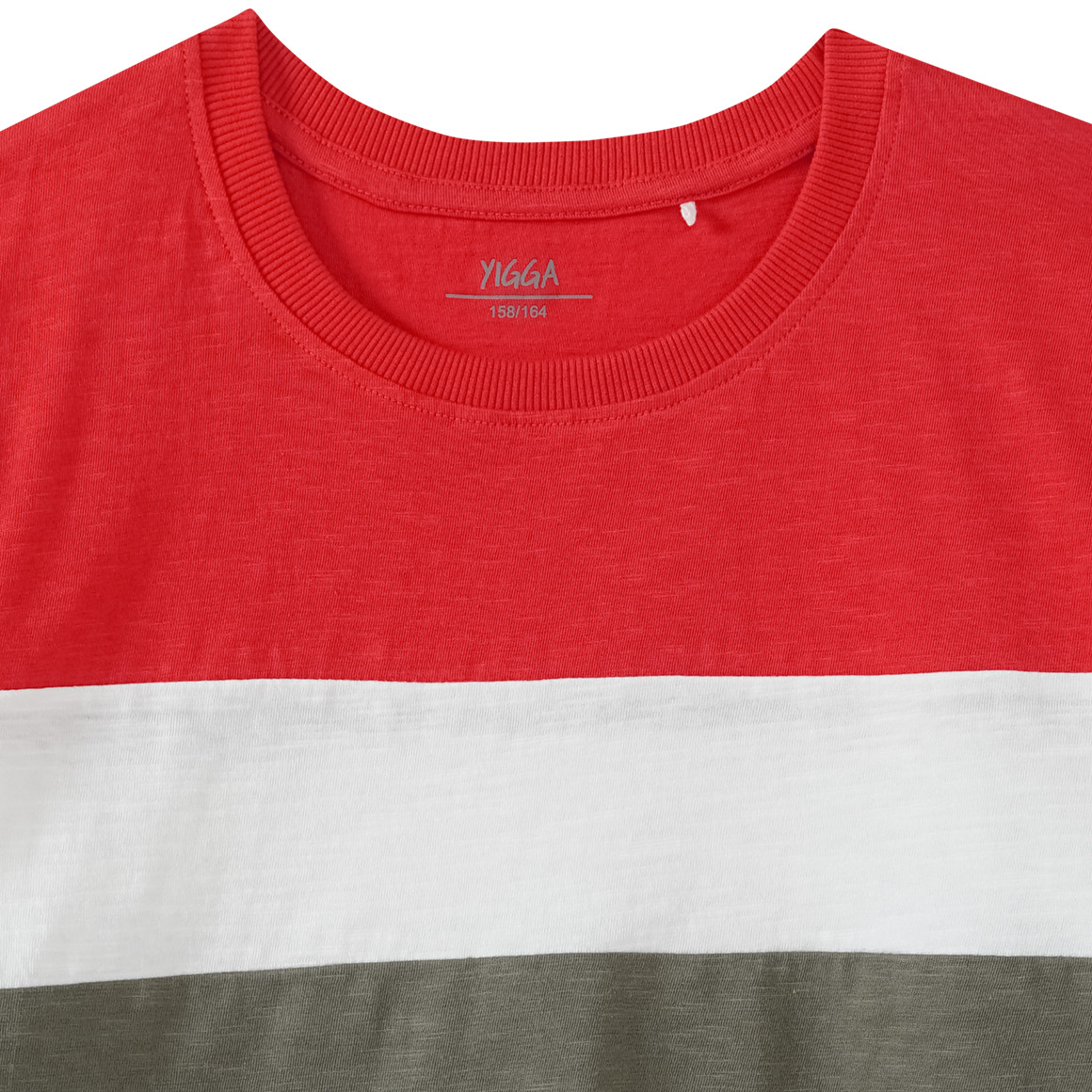 Jungen Langarmshirt mit Farbteilern