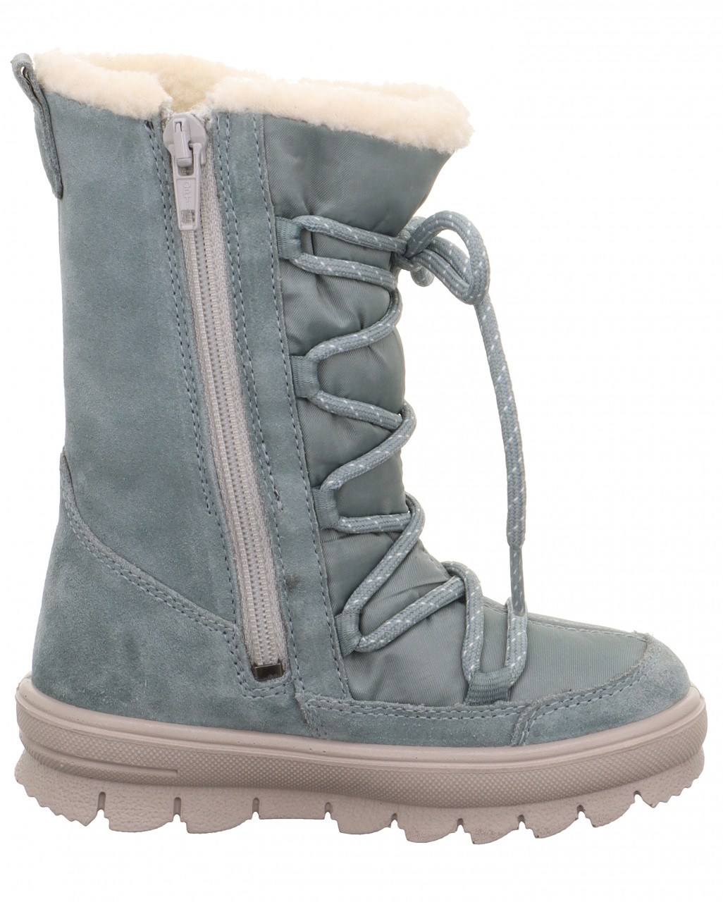 FLAVIA - Hellgrün Stiefel mit Reißverschluss