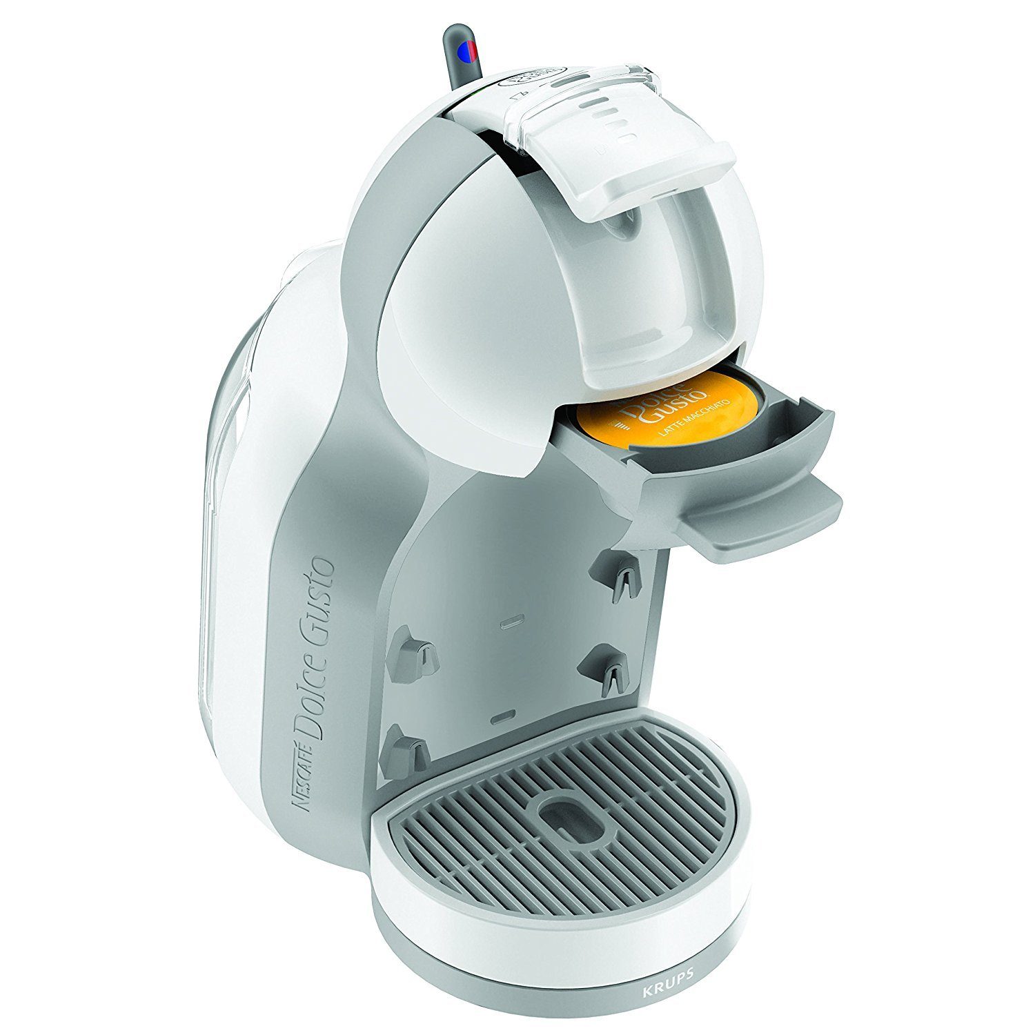 Krups Kaffeepadmaschine Nescafé Dolce Gusto Mini Me, 0.8l Kaffeekanne, Papierfilter 1x1, Abnehmbarer Tank