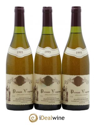 Pernand-Vergelesses Domaine Jeanniard Boudier 1995 - Lot de 3 Bouteilles
