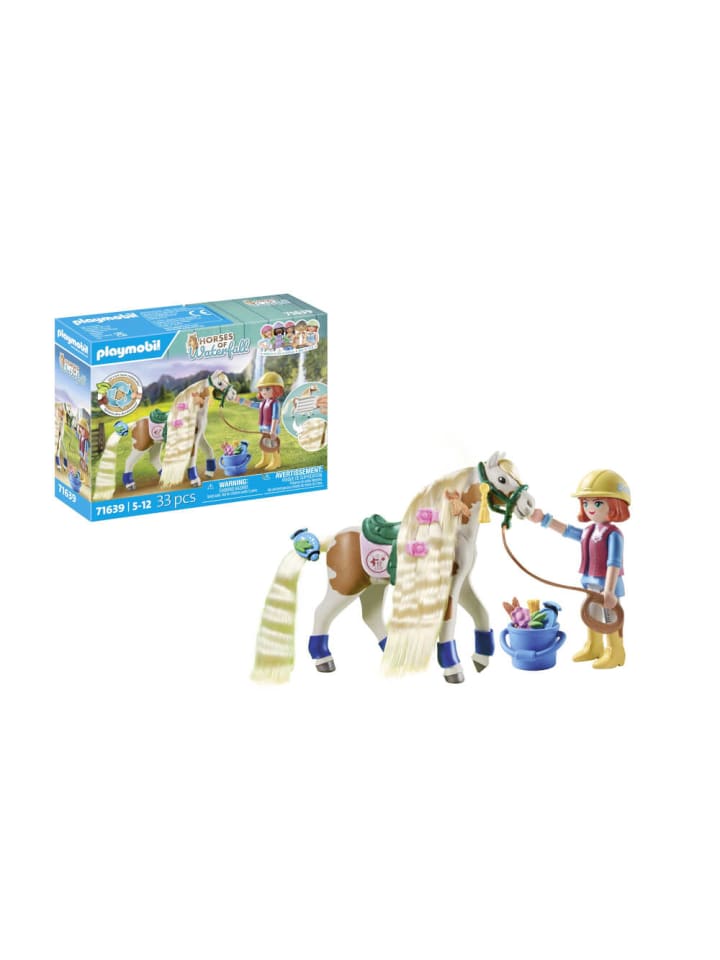 Playmobil Spielfigurenset Horses of Waterfall Ellie & Pferd mit Kreppeisen günstig kaufen onesize