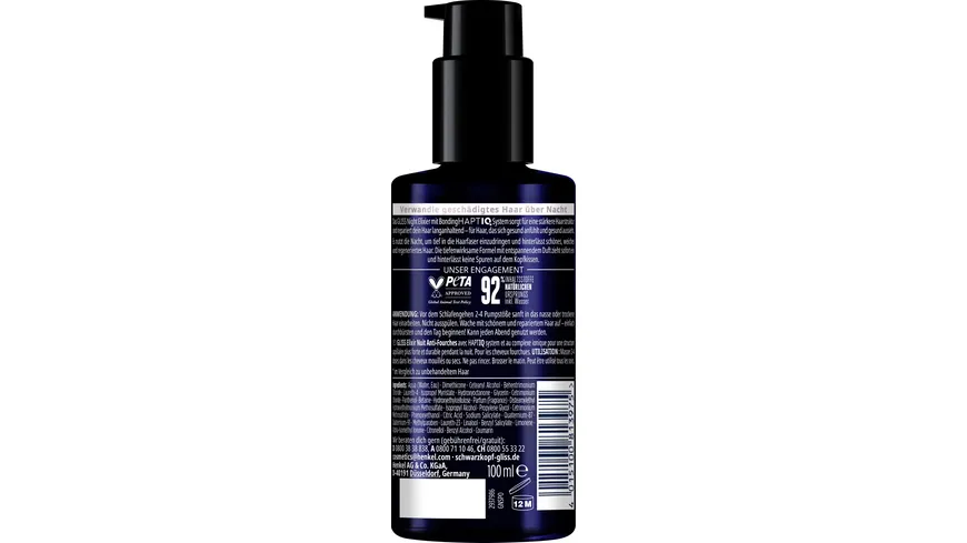 GLISS Night Elixier Anti-Spliss Wunder 100 ml 100 ml