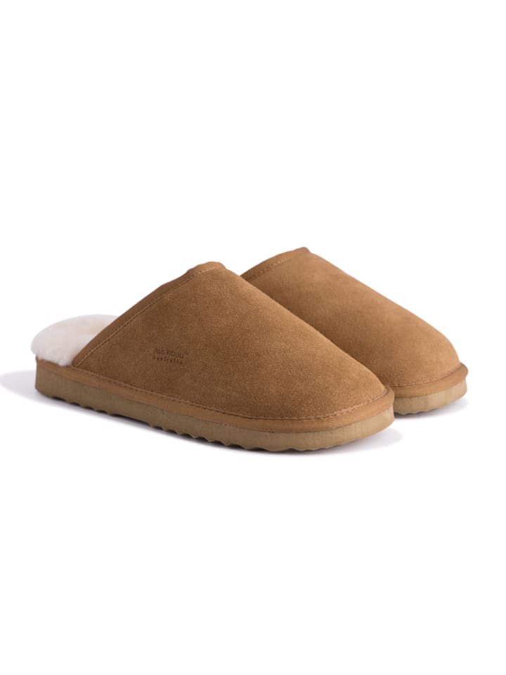 Aus Wooli Slipper Manly in Tan günstig kaufen 40/41