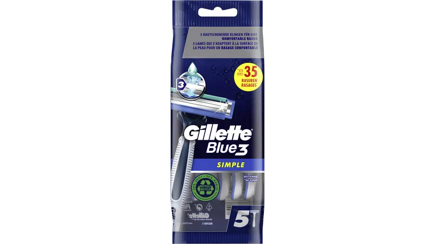 Gillette BLUE 3 Einweg Rasierer Simple