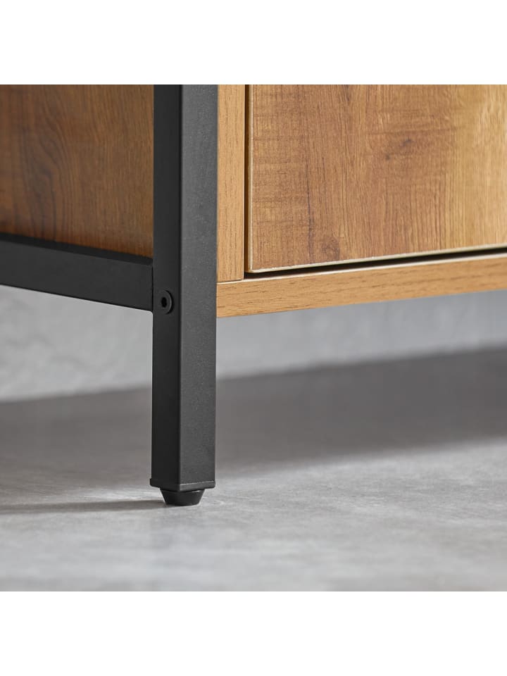 SoBuy Wäscheschrank in Braun - (B)60 x (H)90 x (T)30cm günstig kaufen onesize