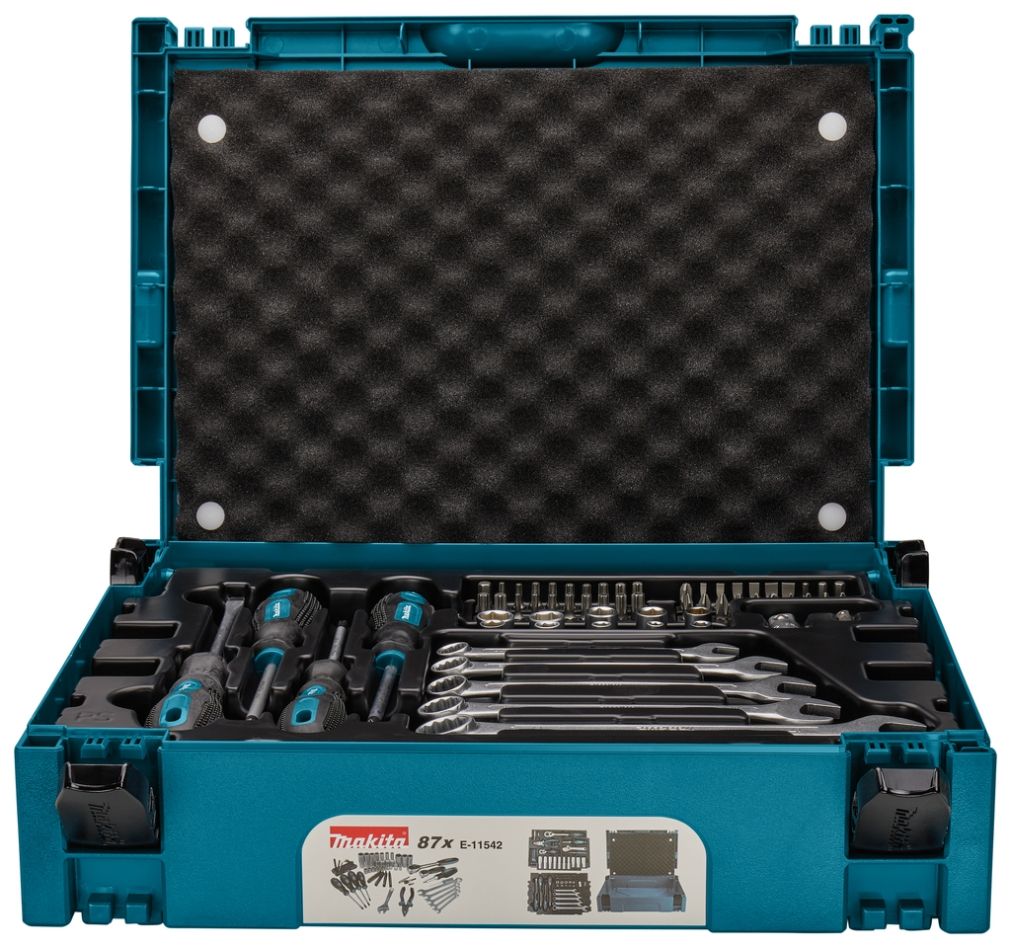Makita Zubehör E-11542 Handwerkzeug-Set 87-teilig in MBox1