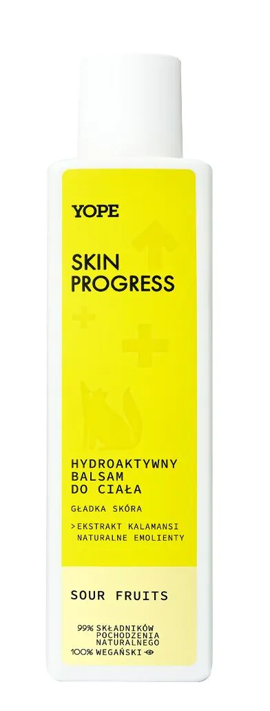 Yope Skin Progress hidroaktyvus kūno losjonas „Smooth Skin“ – rūgštūs vaisiai
