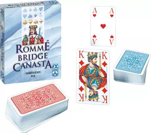 Rommé Bridge Canasta - Kartenspiel ab 8 Jahren