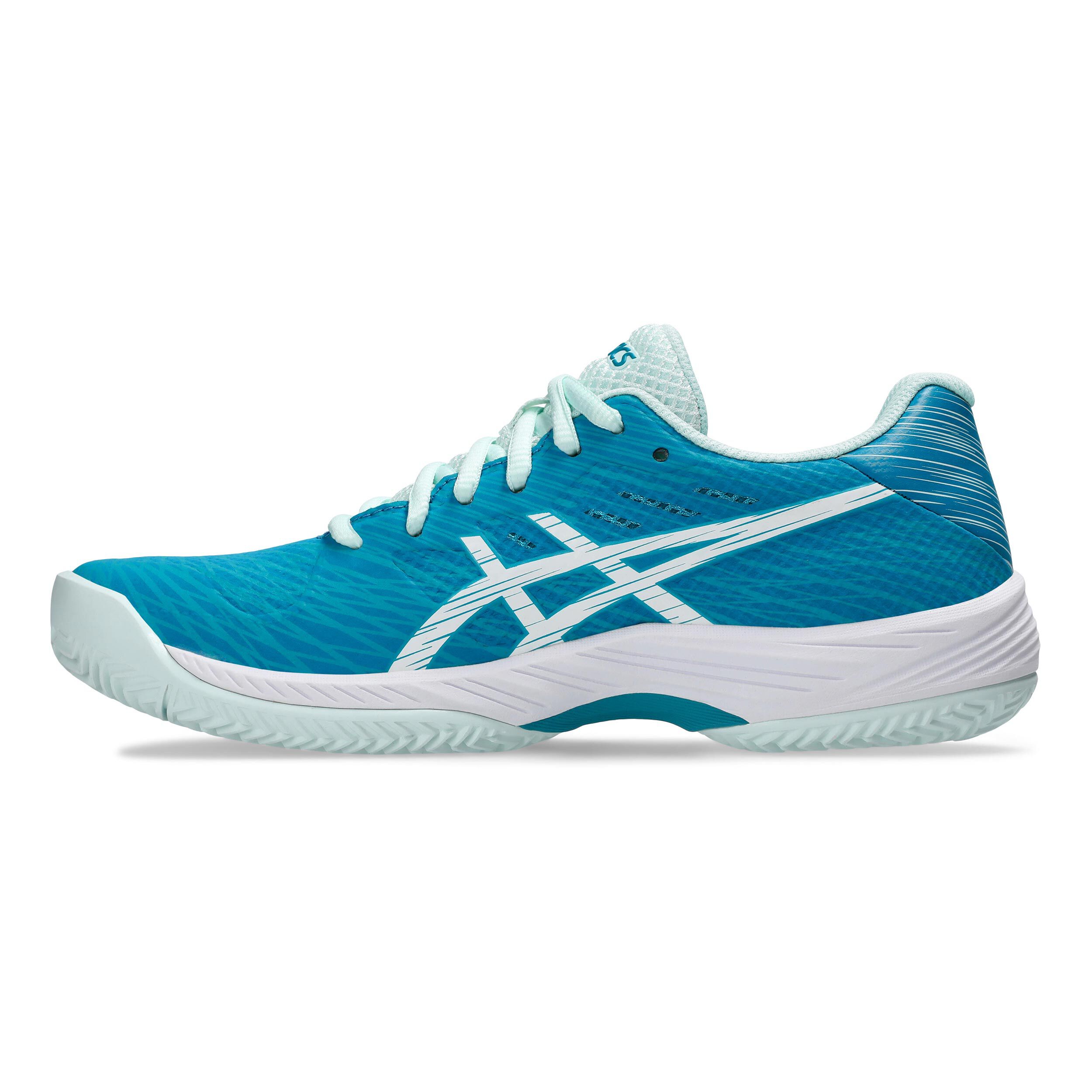 Gel-Game 9 Clay Sandplatzschuh Damen - Blau, Weiß