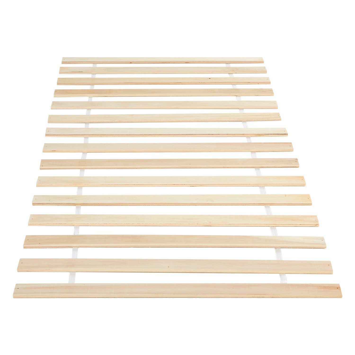 Rollrost Lattenrost 90 x 200 Kiefer Massivholz 15 Latten, Homestyle4u, Kopfteil nicht verstellbar, Fußteil nicht verstellbar