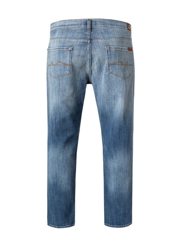 7 for all mankind, Jeans Slimmy Tapered, Baumwoll-Stretch, hellblau
