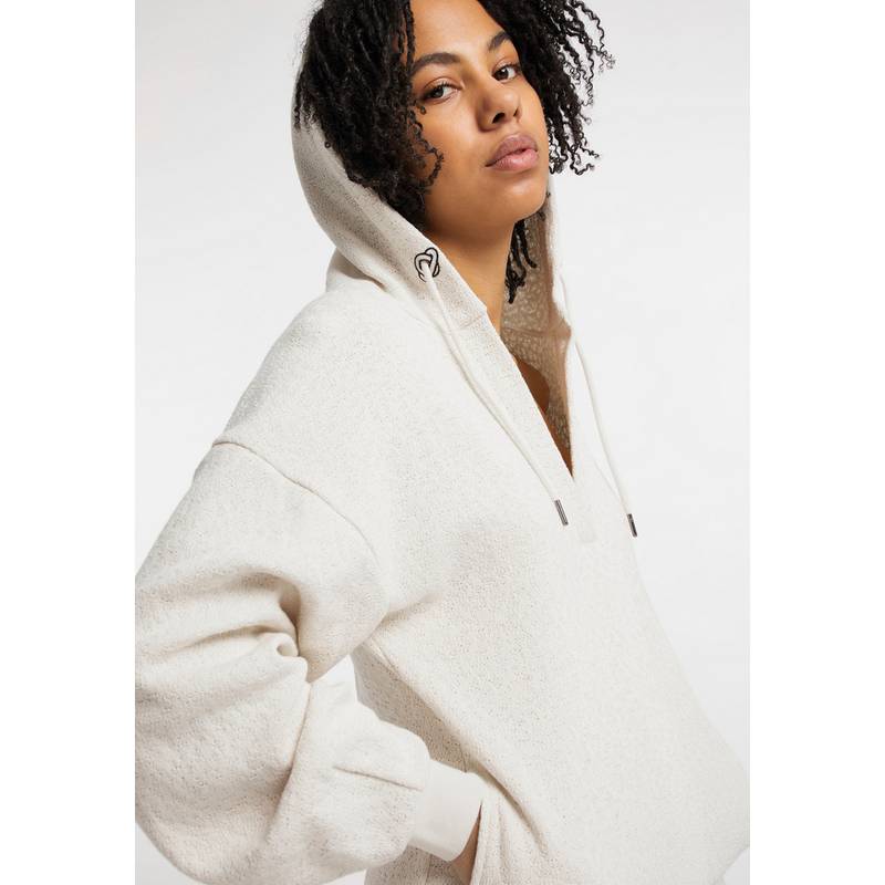 SOMWR Essential V-Neck Hoodie Knitted Hoodie Damen
