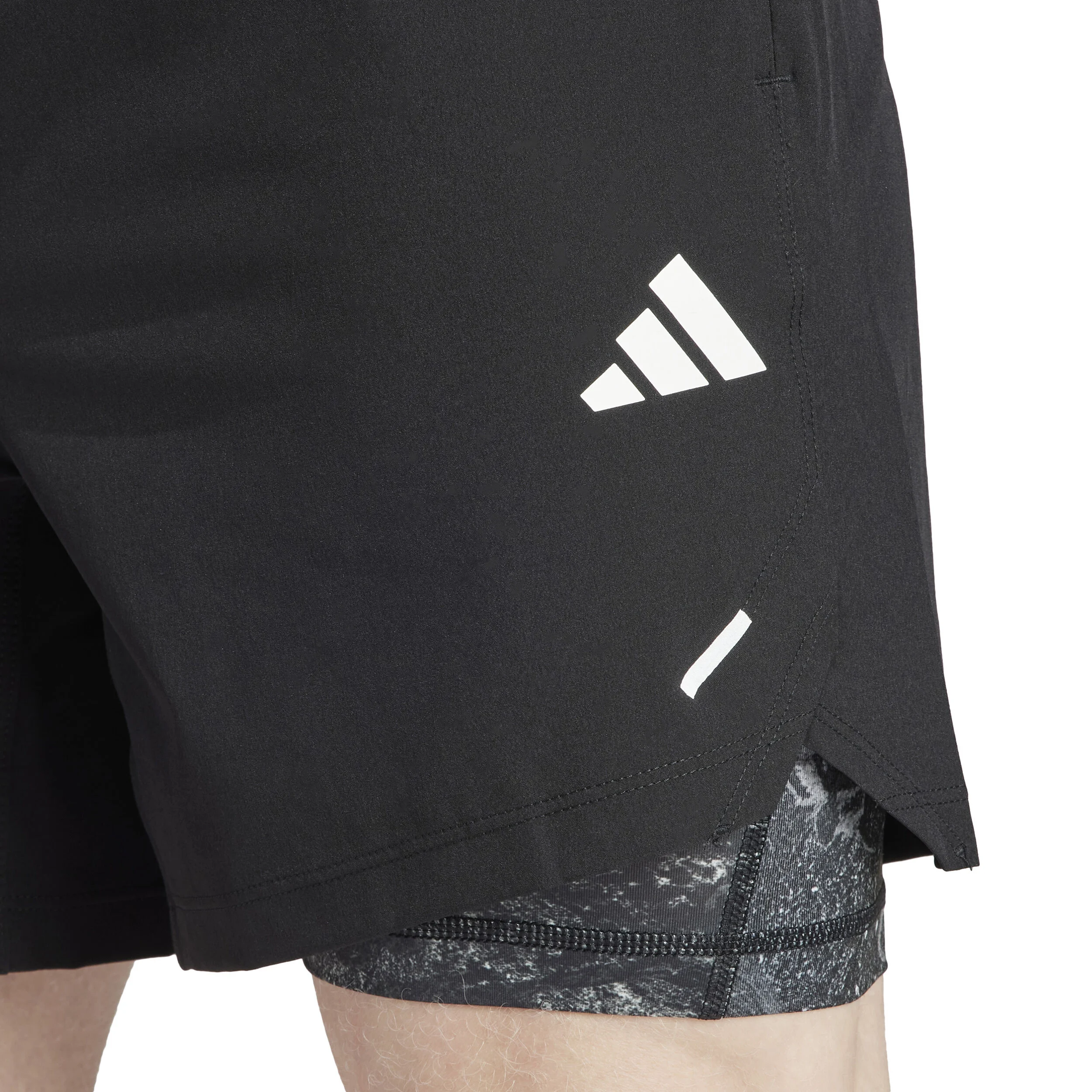 Woven Power 2in1 Shorts Herren - Schwarz