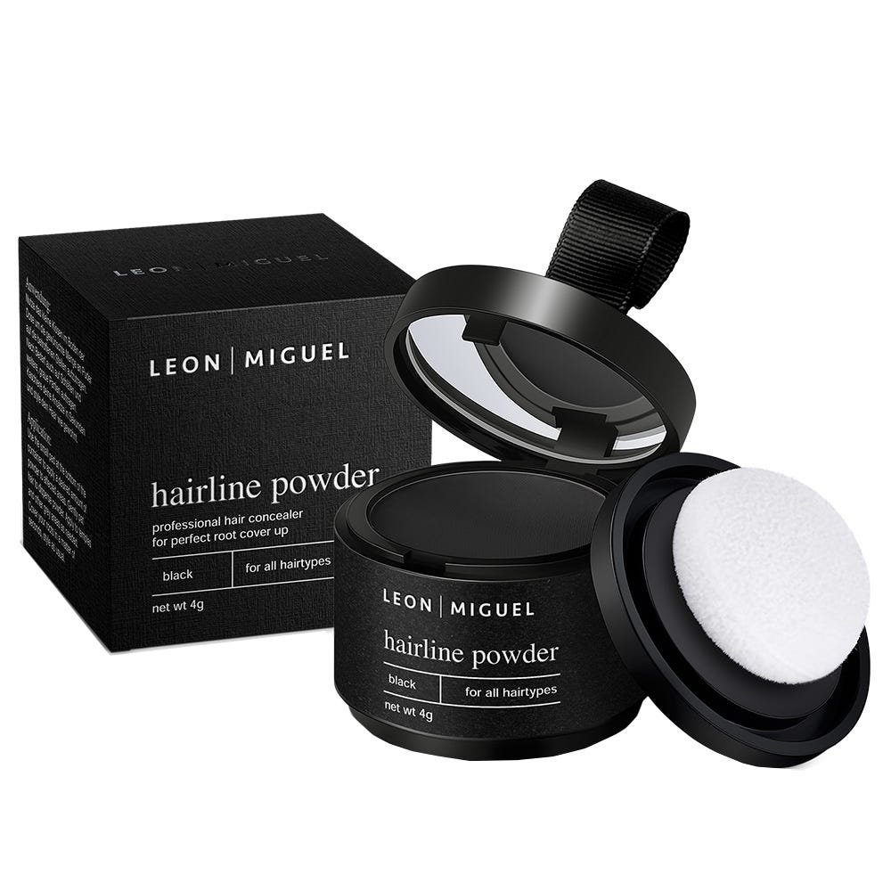 Leon Miguel Hair Line Powder schwarz 4 g