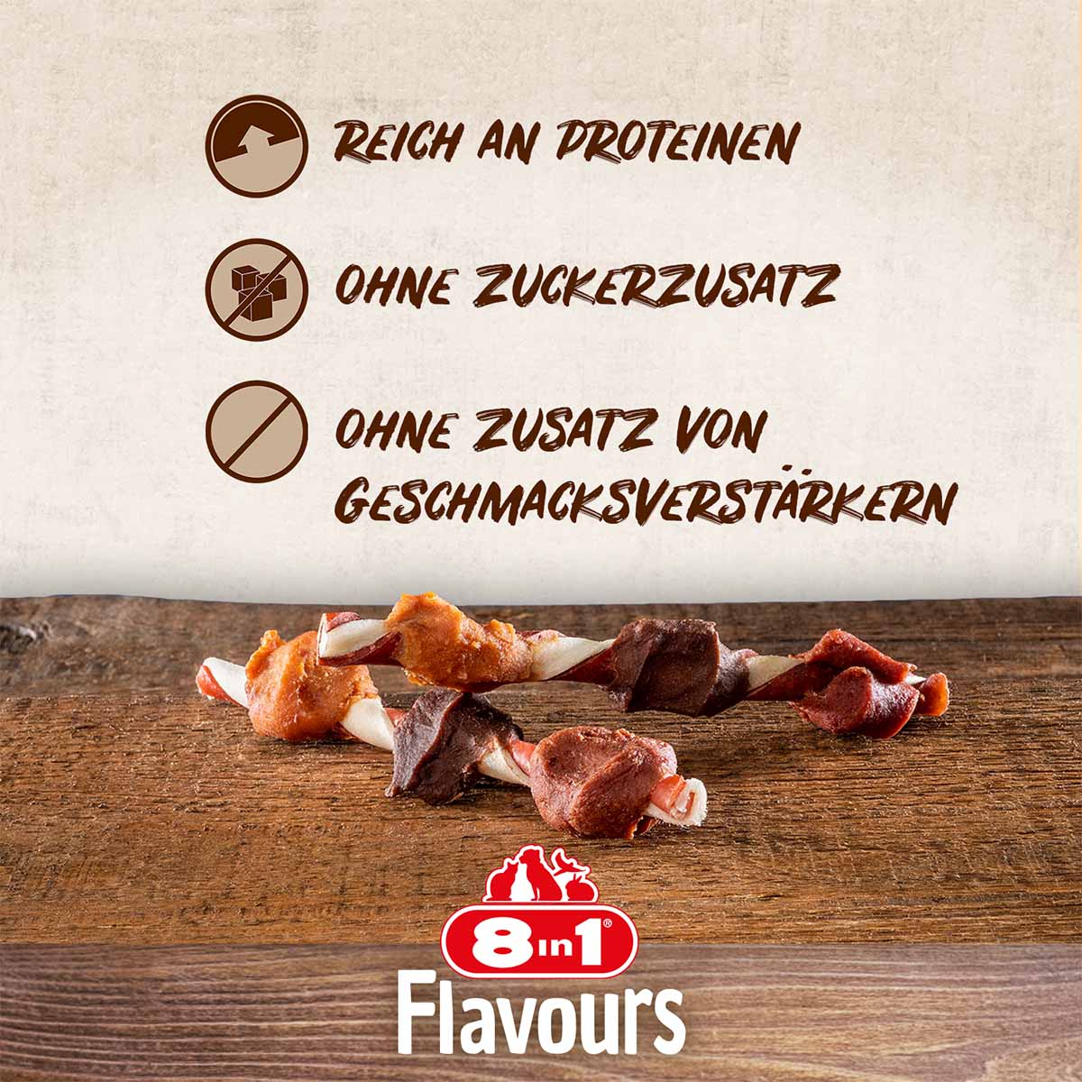 8in1 Triple Flavour Skewers günstig kaufen bei ZooRoyal