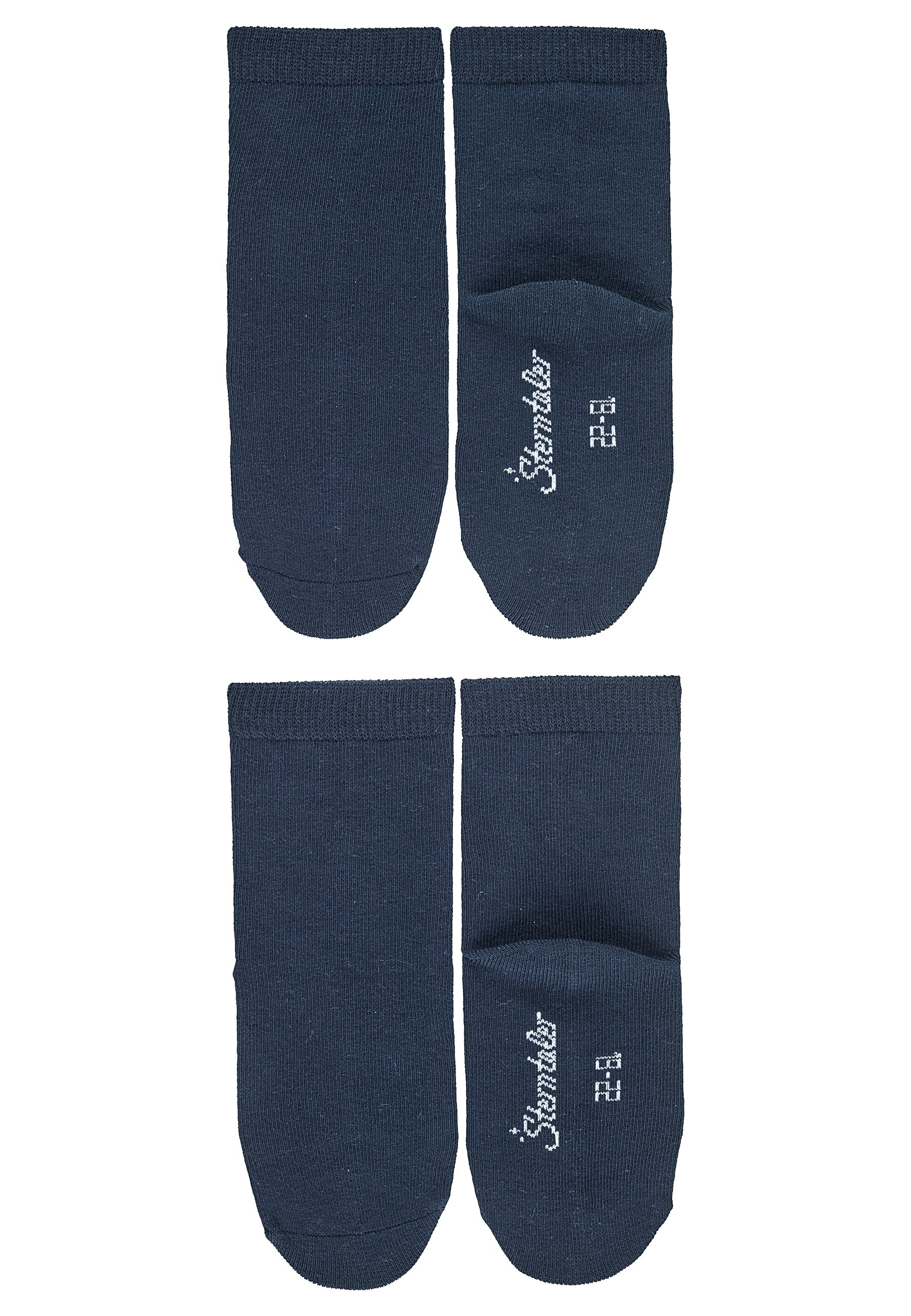 Socken 2er-Pack, uni in 7 Basic Farben