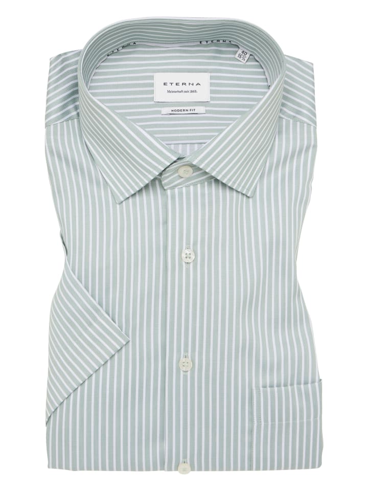 Eterna Hemd MODERN FIT in grün günstig kaufen