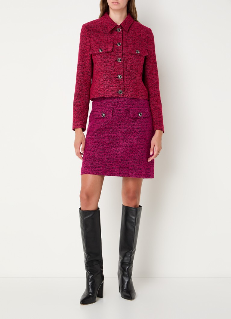 Fustă mini jacquard Claudia Sträter